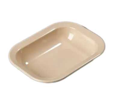 Carlisle 4374525 - 28oz Rectangular Melamine Bowl 10" x 7½" x 2" Deep Tan, NSF Certified