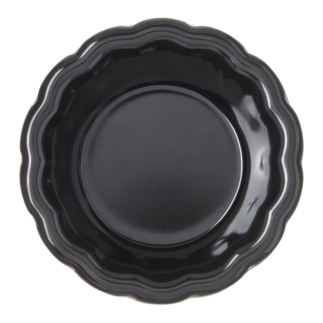 Carlisle 4394203 Plastic Ramekin, 1 Oz, 2‑3/4" Dia, Black Melamine, Dishwasher Safe, NSF, BPA‑Free
