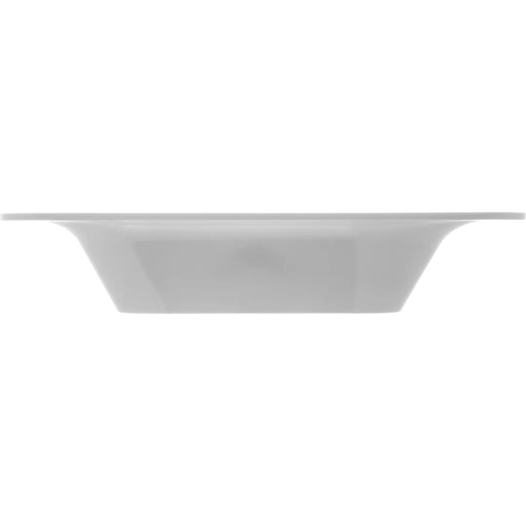 Carlisle 4443202 Food Pan, 1/2 Size 3.7 Qt, 2-1/2" White Melamine, BPA‑Free, Dishwasher‑Safe 212°F