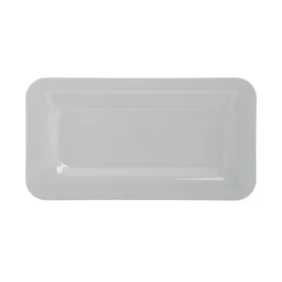 Carlisle 4446002 Food Pan, 1/3 Size, 1" Deep, White Melamine, BPA‑Free, Dishwasher Safe