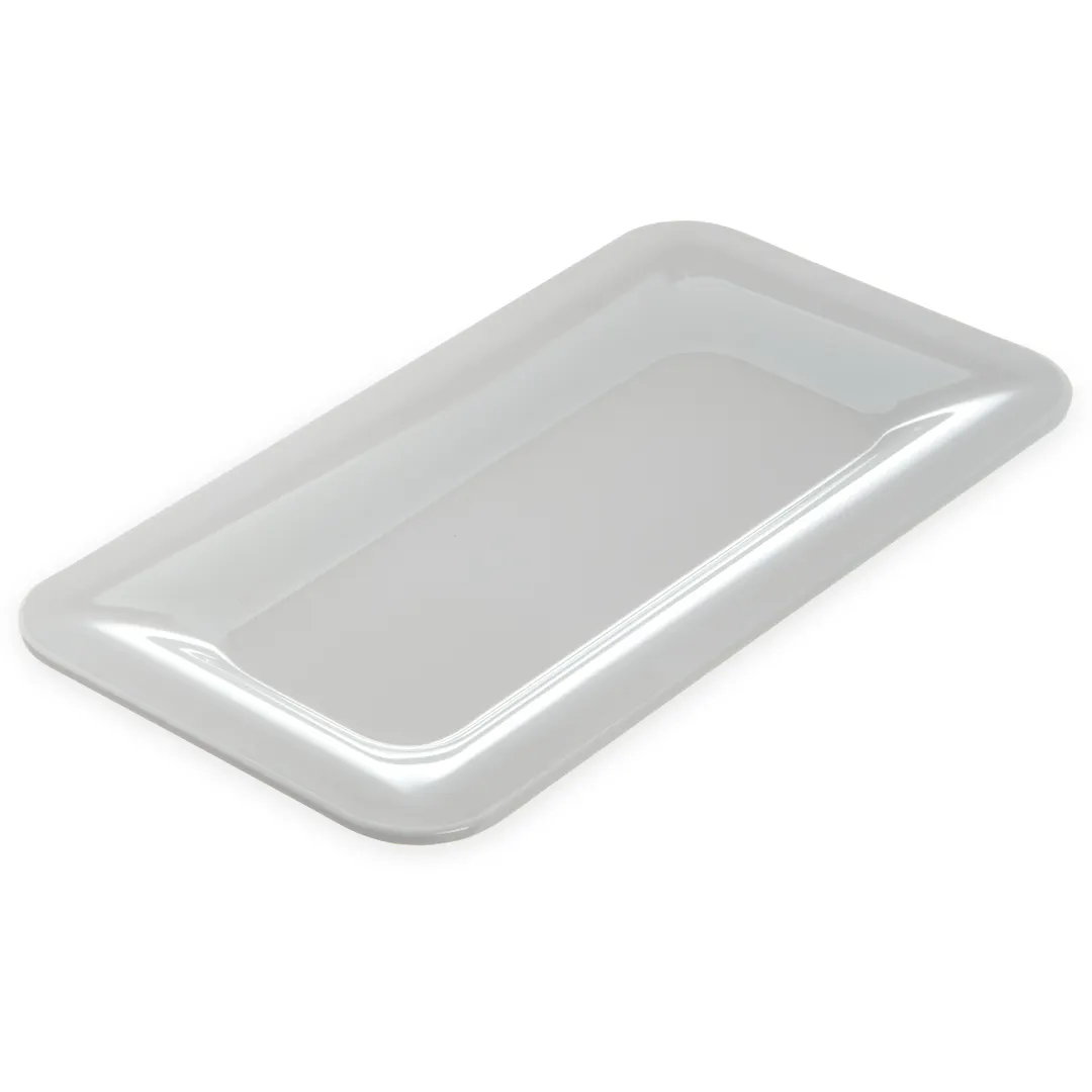 Carlisle 4446002 Food Pan, 1/3 Size, 1" Deep, White Melamine, BPA‑Free, Dishwasher Safe