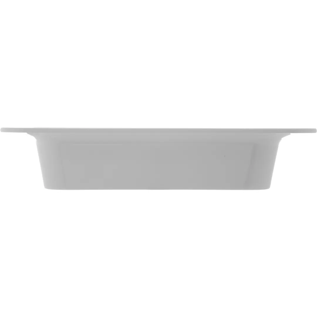 Carlisle 4446202 Pan, 1/3 Size, 2.5" Deep, White Melamine, NSF, BPA‑Free, Dishwasher Safe, 212°F