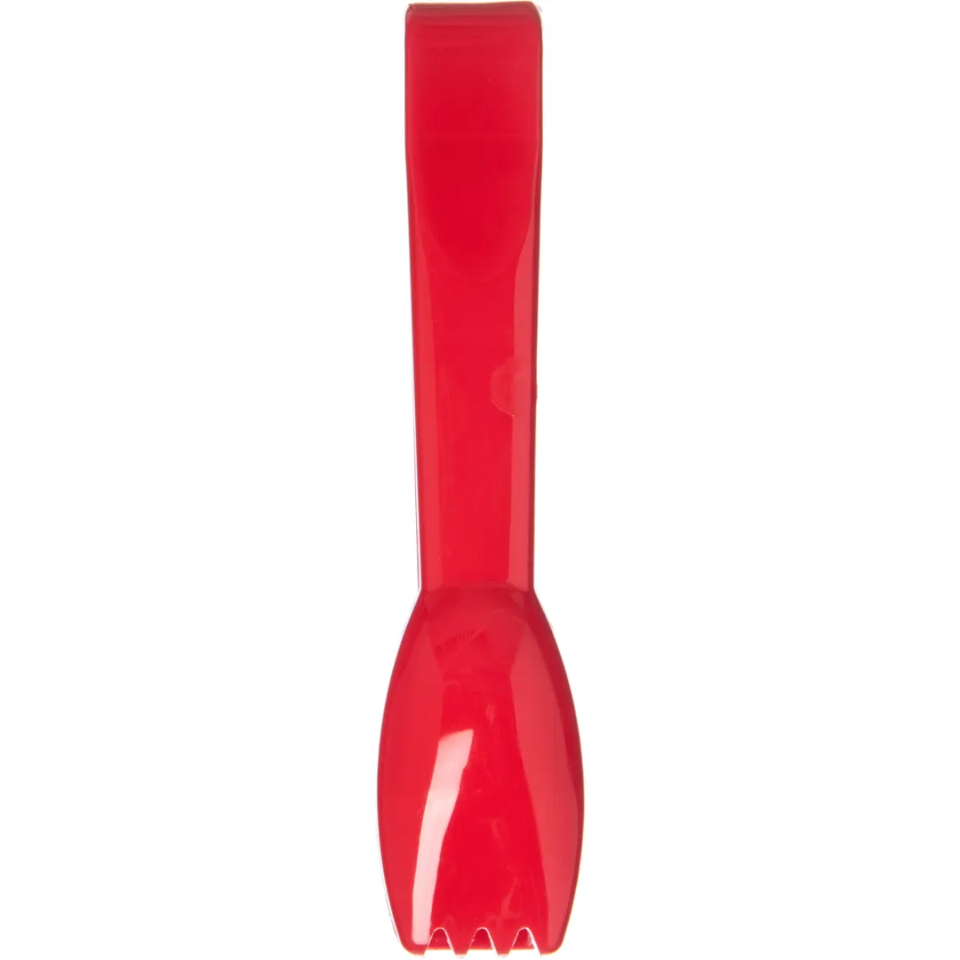 Carlisle 460605 Carly Salad Tongs, 6"L, Plastic, Red, Dishwasher Safe, NSF Certified, Made in USA