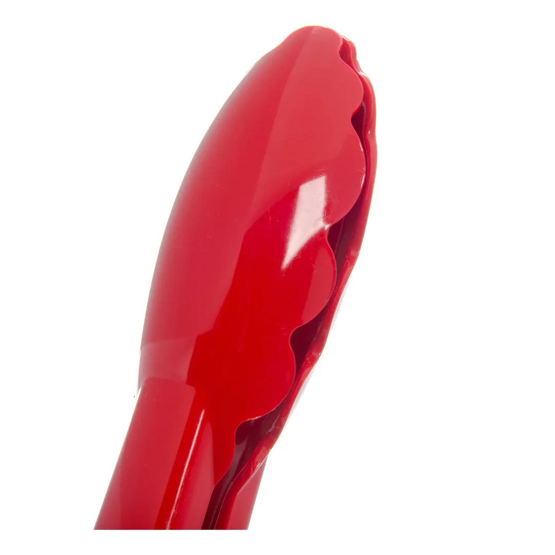 Carlisle 471205 Carly Utility Tongs, 12"L, Plastic, Red, Dishwasher Safe