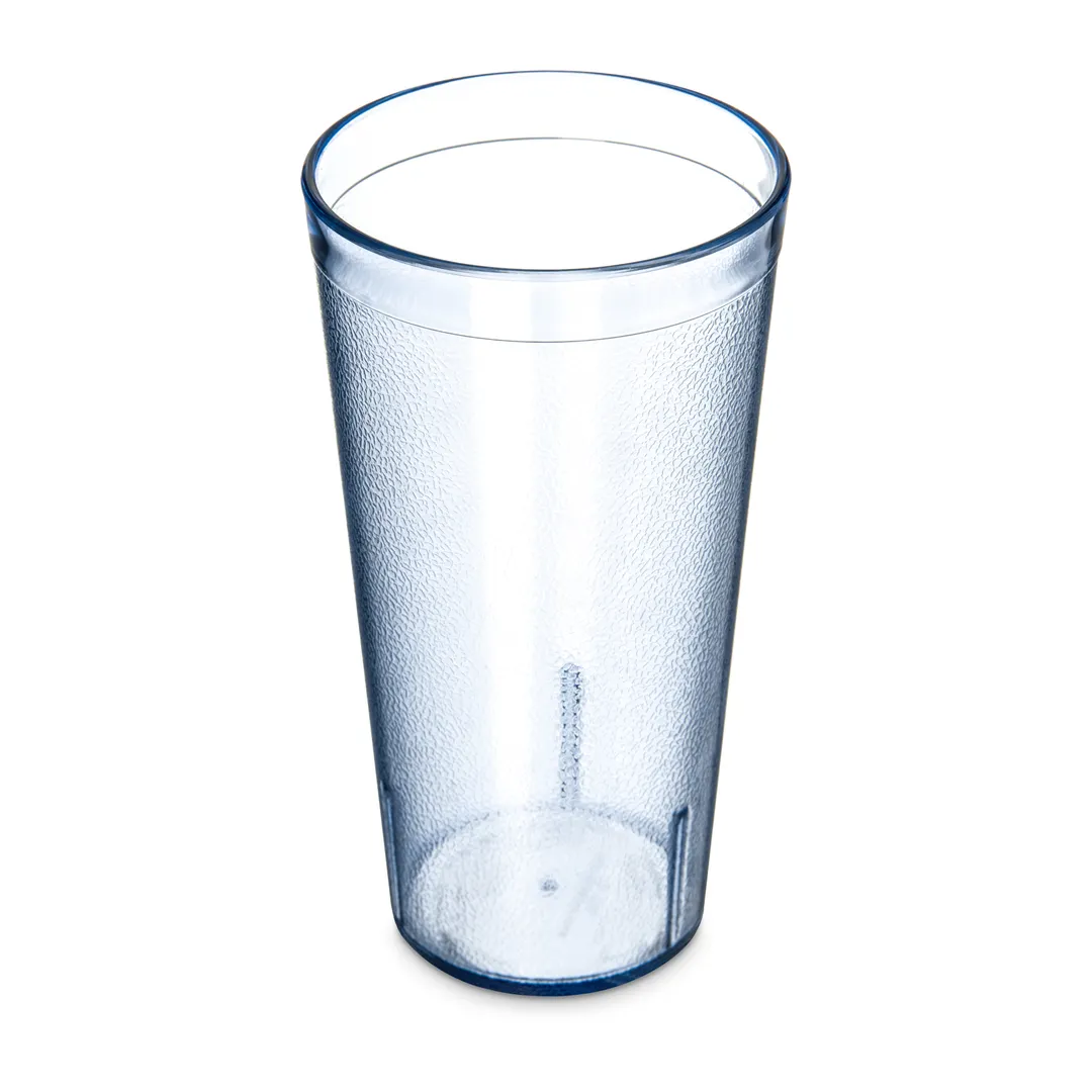 Carlisle 5220-854 Stackable Tumbler, 20 oz., Blue Textured, SAN BPA‑Free, Dishwasher Safe – 12/Pack