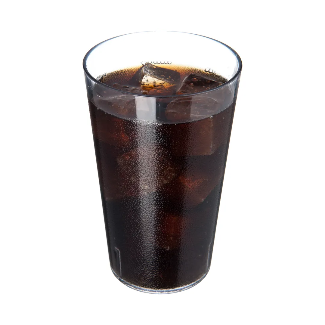 Carlisle 553207 Stackable 32oz Clear Textured Tumbler, SAN, BPA Free, Dishwasher Safe, Recyclable