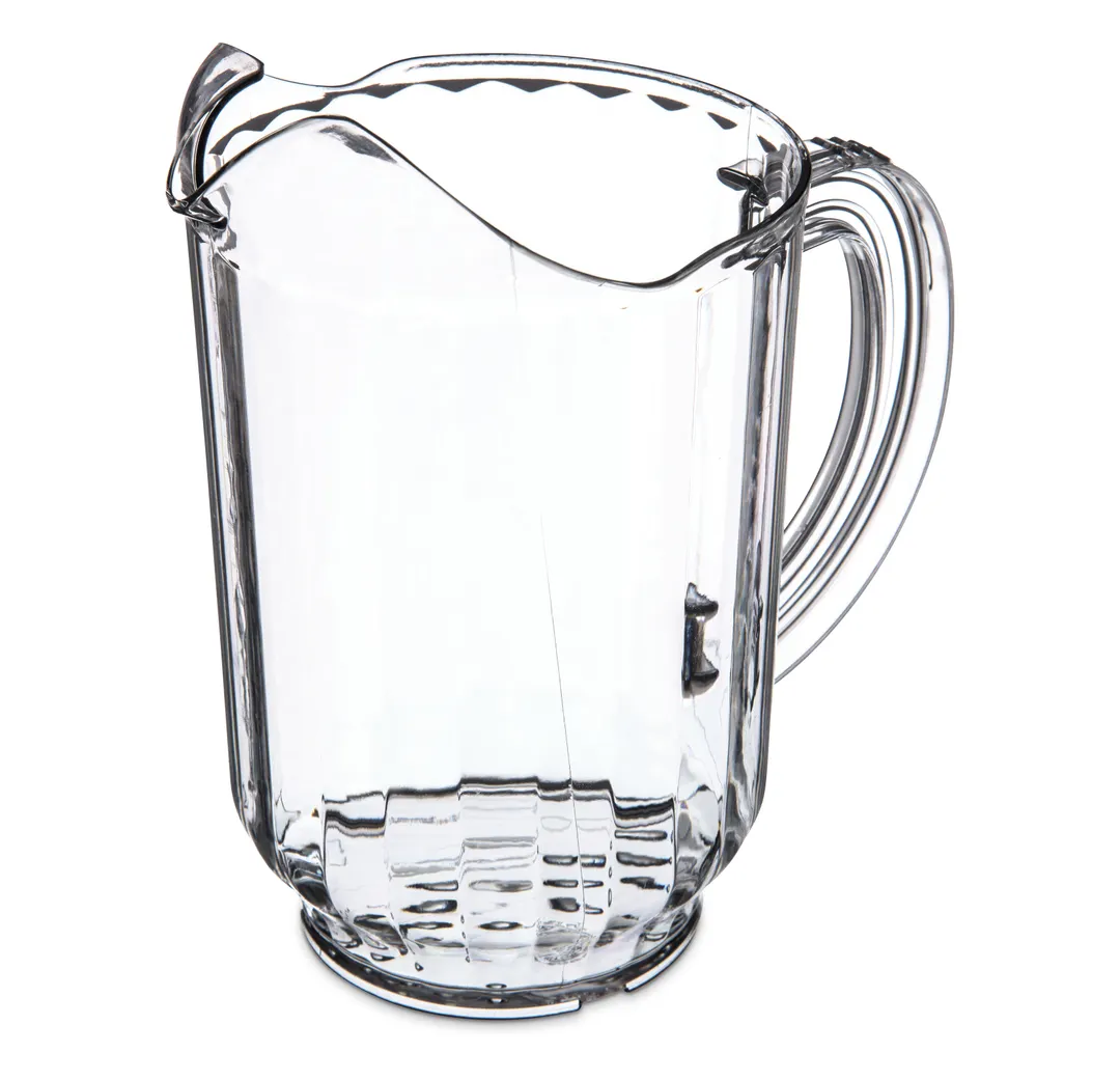 Carlisle 554007 VersaPour Pitcher, 60 oz Polycarbonate, BPA‑Free, NSF Certified, Grip, Dishwasher Safe