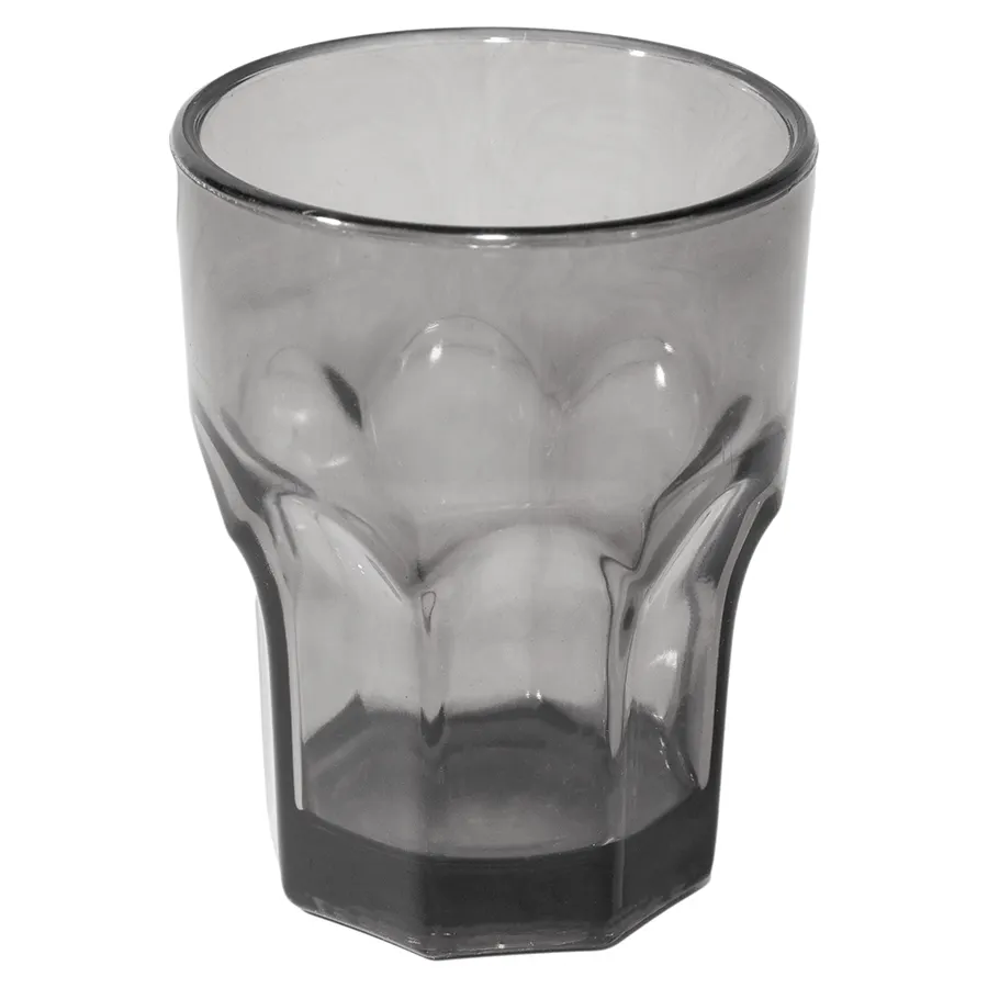 Carlisle 580618 Louis 6oz Black SAN Tumbler – Smooth, Dishwasher Safe, BPA-Free