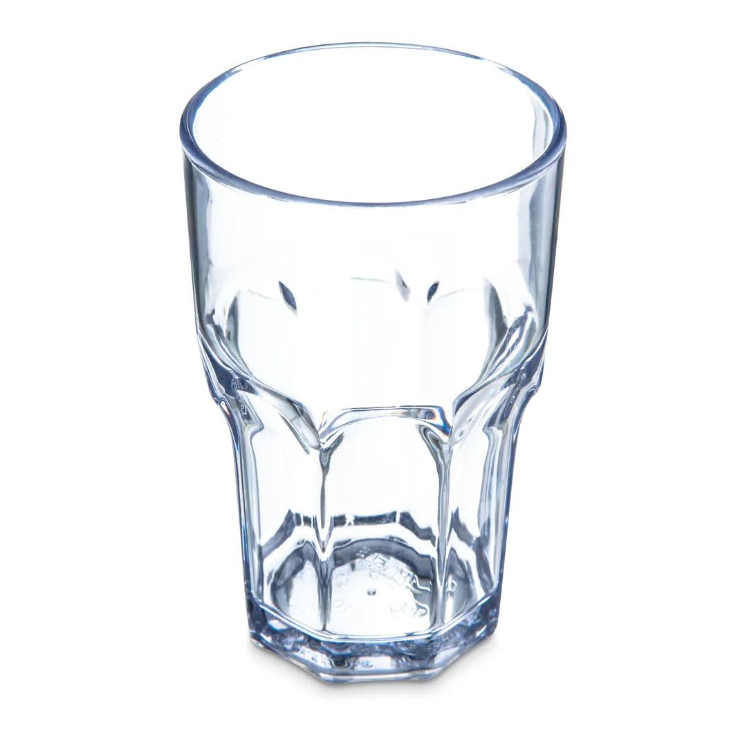 Carlisle 581007 Clear 10oz SAN Tumbler, Smooth, Dishwasher Safe, BPA Free