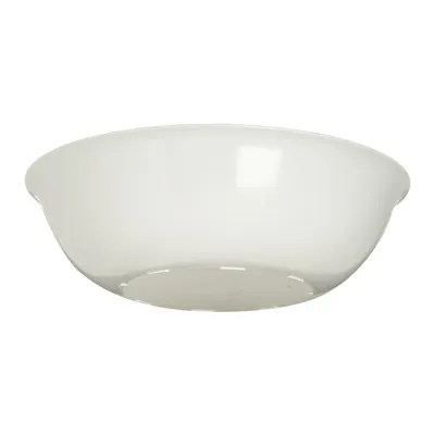 Carlisle 593302 - Epicure® Vegetable Bowl, 32 oz (1 Qt) 8¼" Diameter, White Melamine, Rim, BPA Free