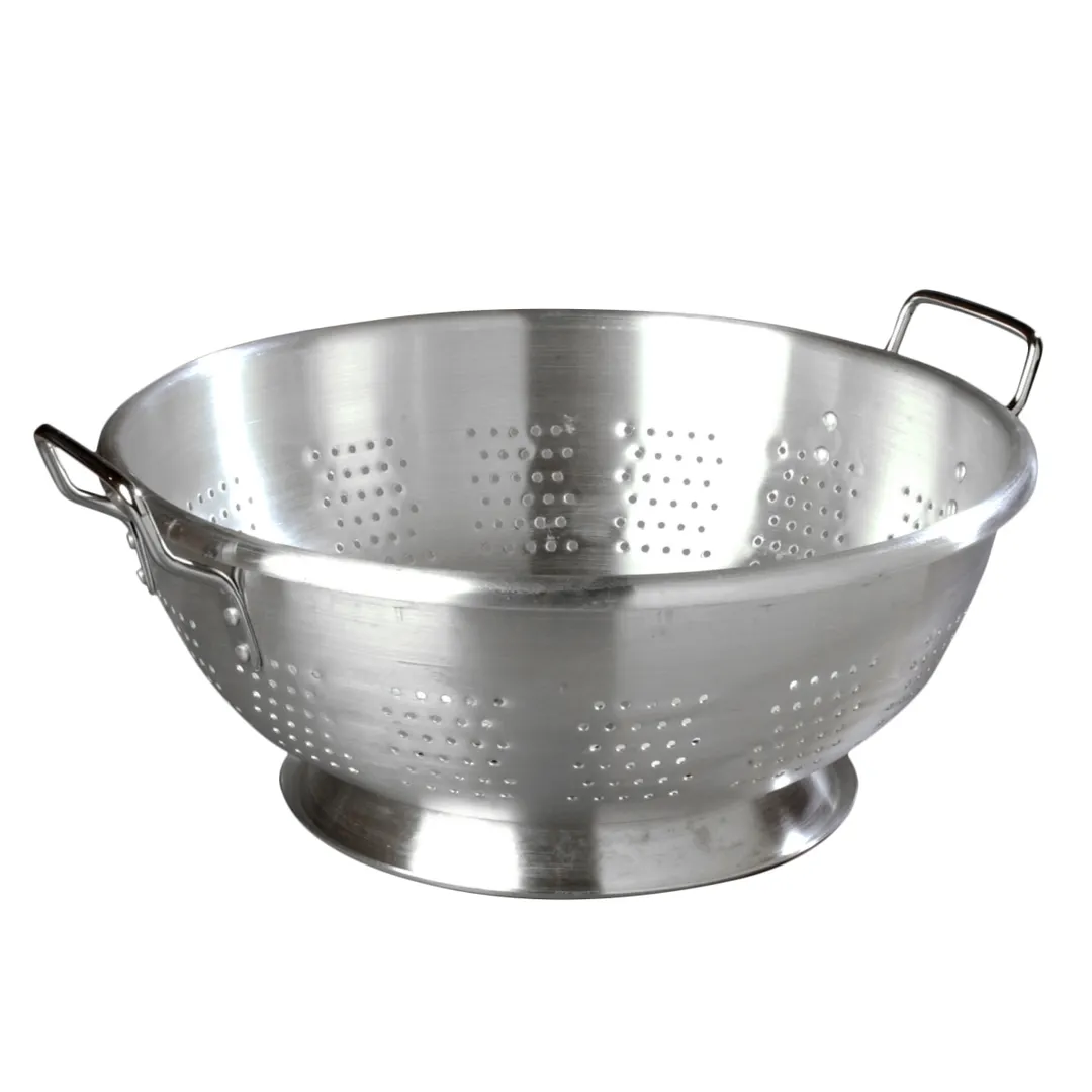 Carlisle 60279 Colander, 11 qt., 15" dia. x 5-3/4" deep, Aluminum, Satin Finish