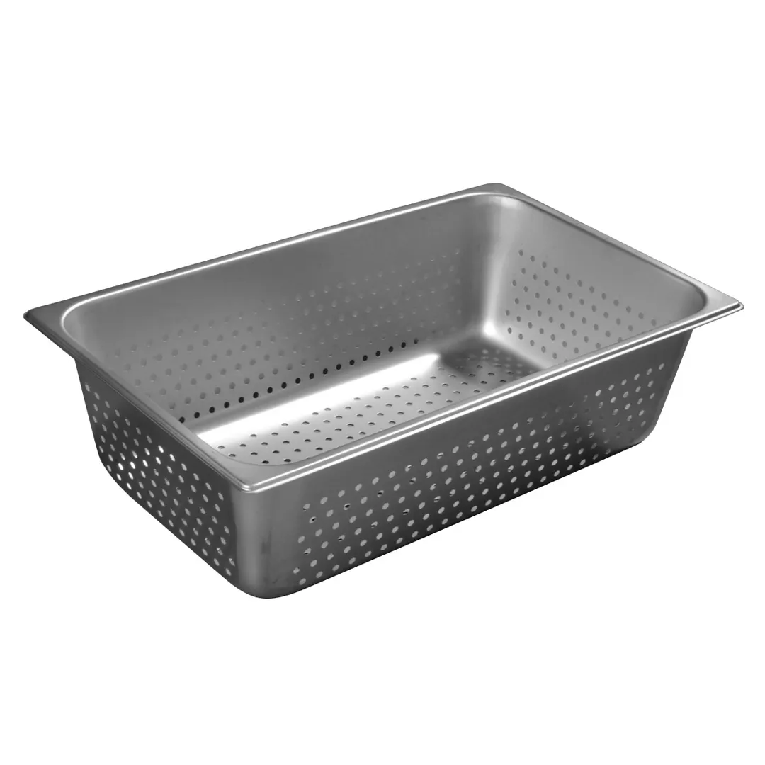 Carlisle 607006P DuraPan™ Perforated Steam Table Pan, 22 Qt., 6" Deep, Stainless, Dishwasher Safe