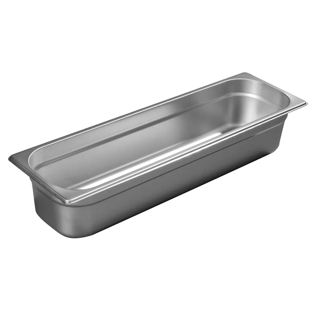Carlisle 60700HL4 DuraPan™ Steam Table Pan, 1/2 Long, 6 Qt, 4" Deep, 24‑Gauge 18/8 Steel, NSF