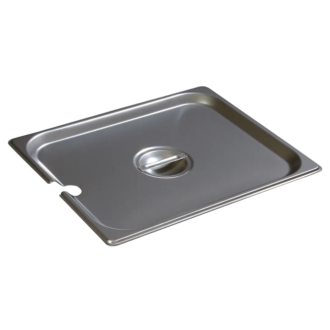 Carlisle 607120CS DuraPan™ Steam Table Pan Cover – 1/2‑Size Slotted, 24‑Gauge 18/8 Stainless Steel