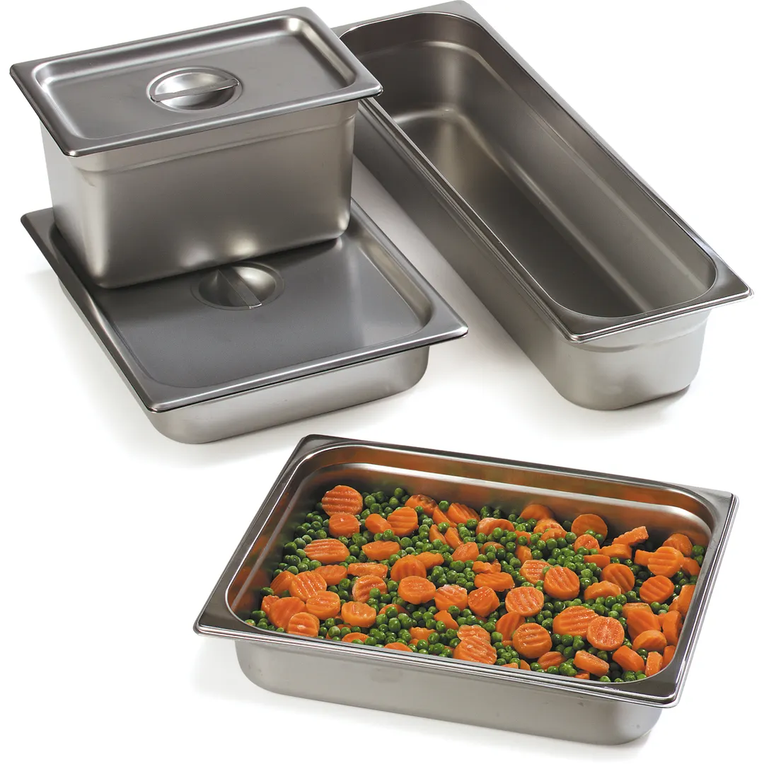Carlisle 607146 DuraPan™ Steam Table Pan, 1/4-size, 4.4 qt., 6" deep, Stainless Steel, NSF