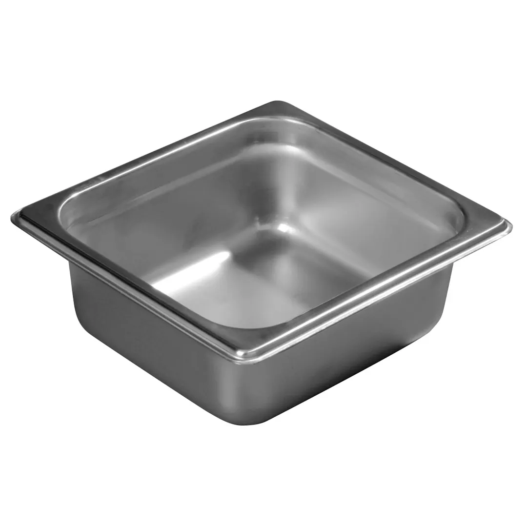 Carlisle 607162 DuraPan™ Steam Table Pan, 1/6 Size, 1.10 Qt, 2-1/2" Deep, Stainless Steel, NSF