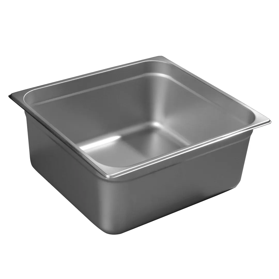 Carlisle 607236 DuraPan™ Steam Table Pan – 2/3 Size 14‑Quart 6" Deep, Stainless Steel Dishwasher Safe