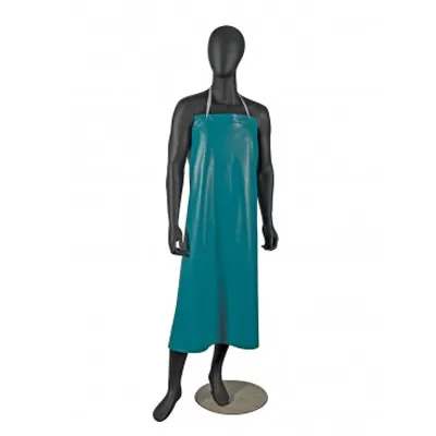 Carlisle 614DVA20-GN San Jamar - Dishwashing Apron, 36" X 45", No Pockets, Extra Long Heavy Duty Braided Ties