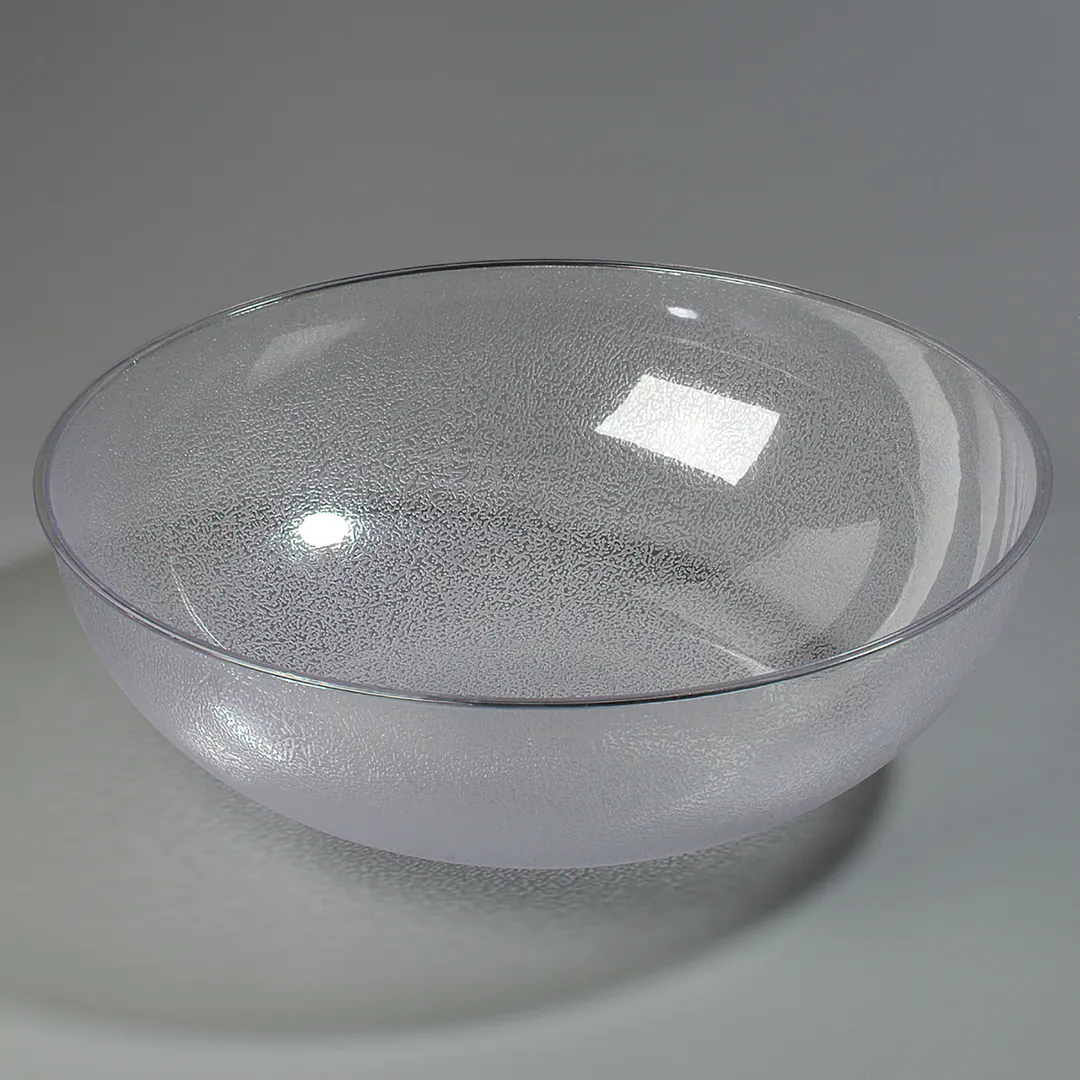 Carlisle 722307 - 33-Qt Clear Polycarbonate Salad Bowl, 23" Dia., Freezer/Dishwasher Safe