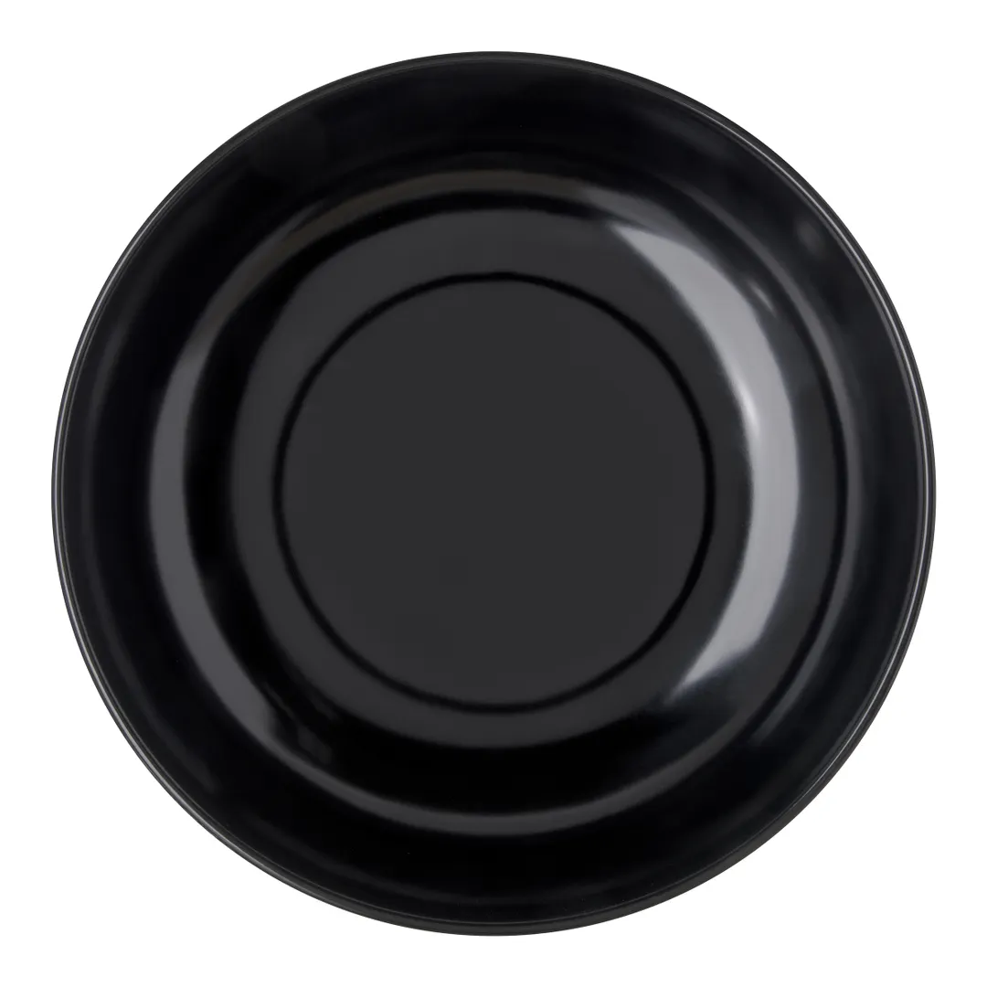 Carlisle 791303 Displayware Pasta Bowl, 13" Round, 5-6 Qt, Black Melamine, BPA Free, NSF