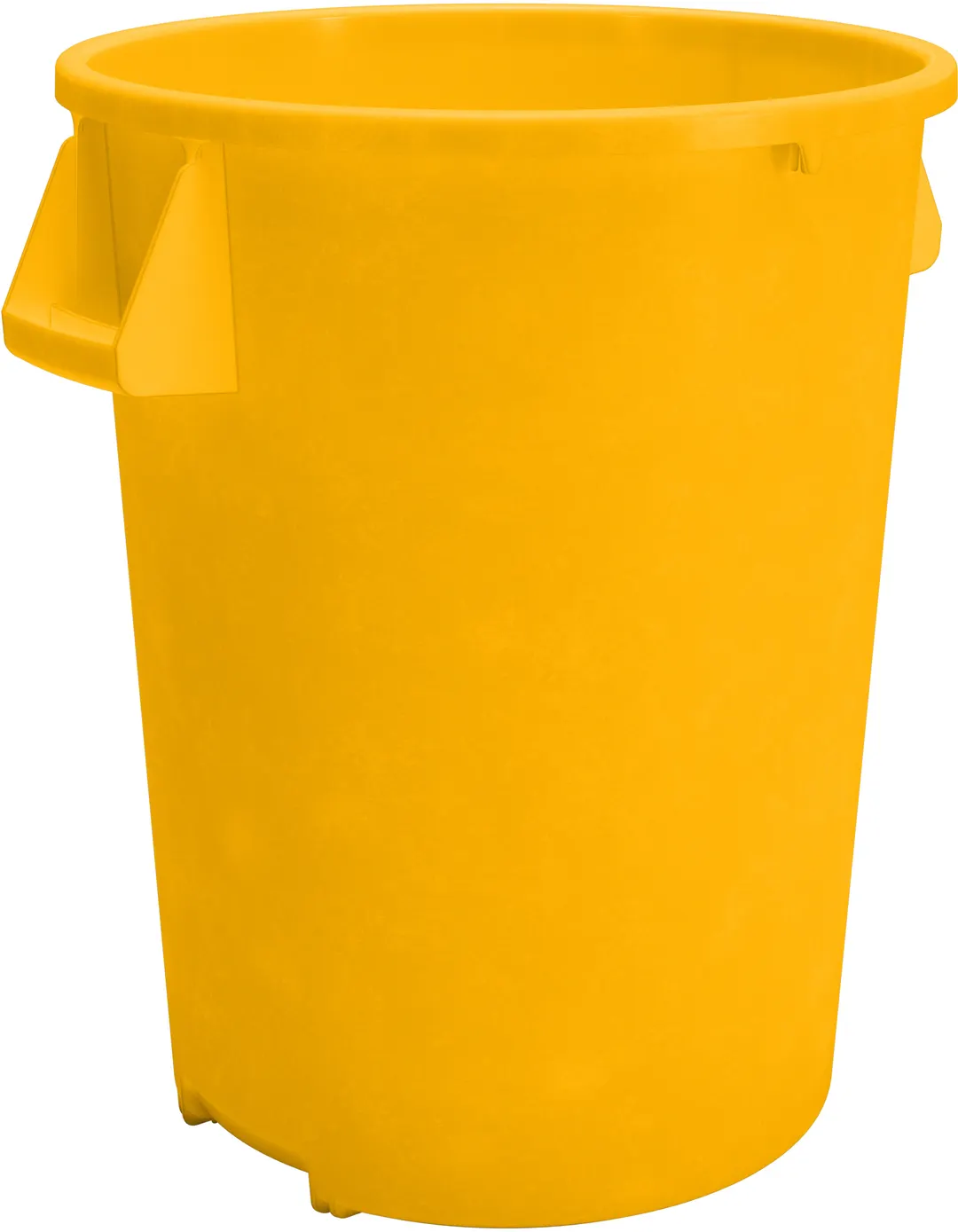 Carlisle 84102004 Bronco™ 20‑Gallon Trash Bin, 23" H x 19.95" Dia., Yellow, Stackable - 1/Each