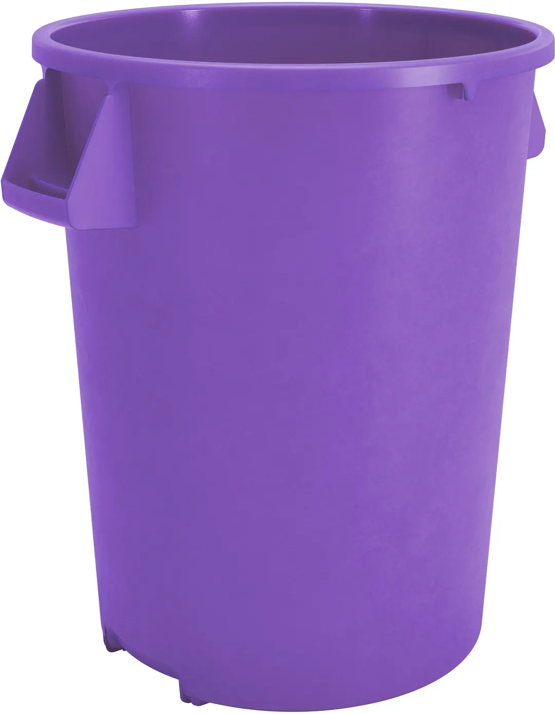 Carlisle 84104489 Bronco™ Waste Bin, 44‑Gallon, 36‑3/5" H x 24‑1/3" Dia., Purple Poly, Stackable