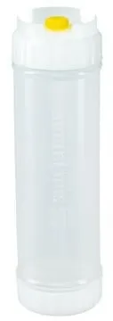 Carlisle 857324M Squeeze Bottle – 24oz White EZ-Kleen Sauce Bottle, Yellow Valve – 1/Pack