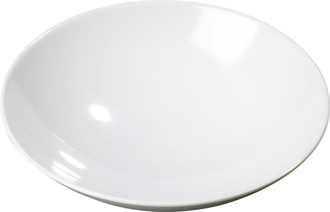 Carlisle ARR24002 - 46 Oz 9" Round Melamine Bowl, White, 1 Quart, Resistant, NSF, BPA‑Free