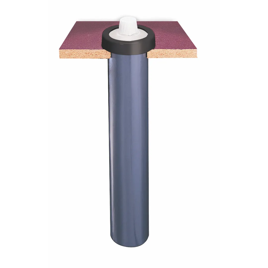 Carlisle C2010C In-Counter Cup Dispenser, 16" Tube, 125 Cups, Plastic, 1-1/2" to 2-5/16" Rim