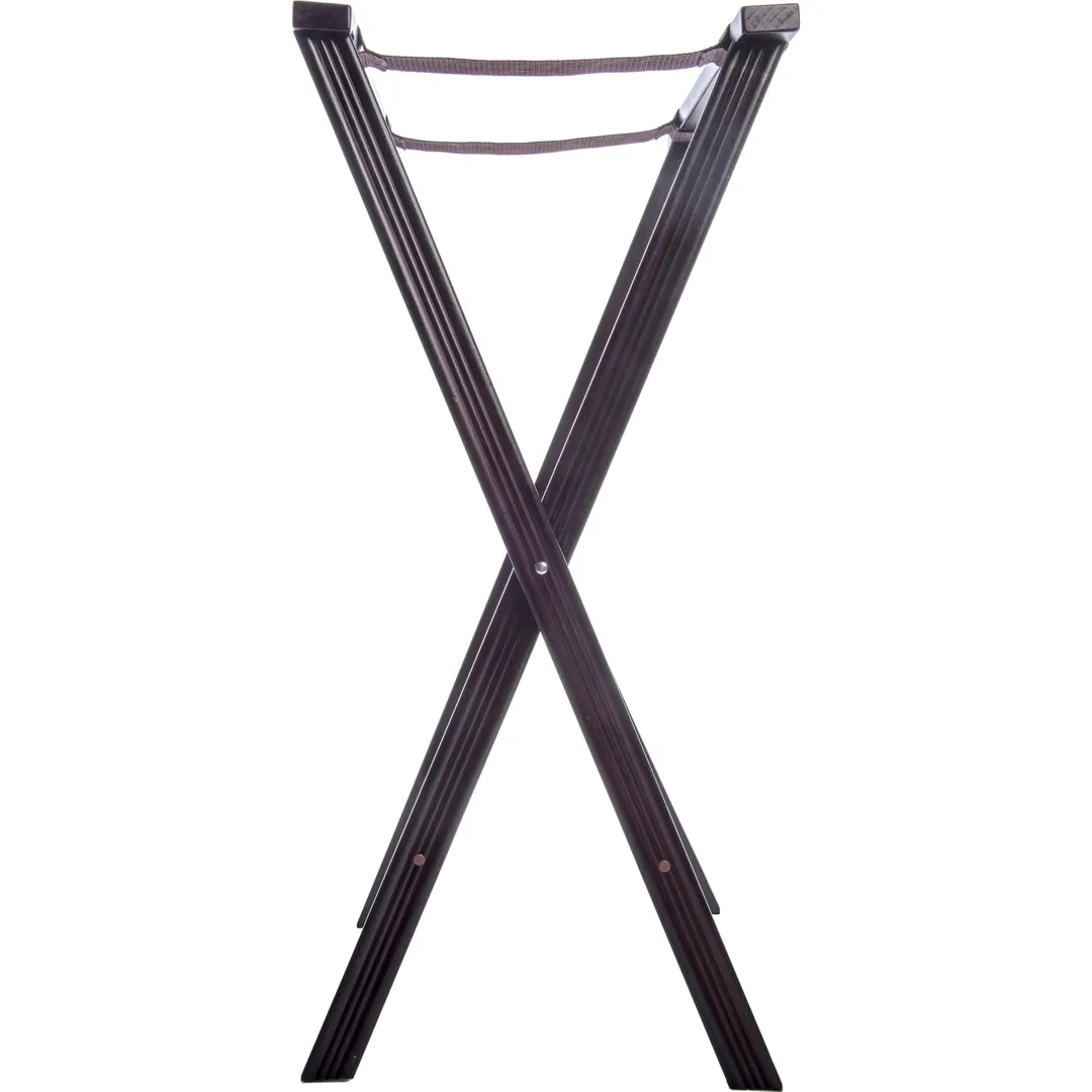 Carlisle C3620W11 Folding Tray Stand, 20"L x 18"W x 30"H, Kiln-Dried Hardwood, Walnut