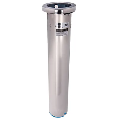 Carlisle C6400C In-Counter Cup Dispenser, 23" Tube, Stainless Steel, 12-24 oz Cups
