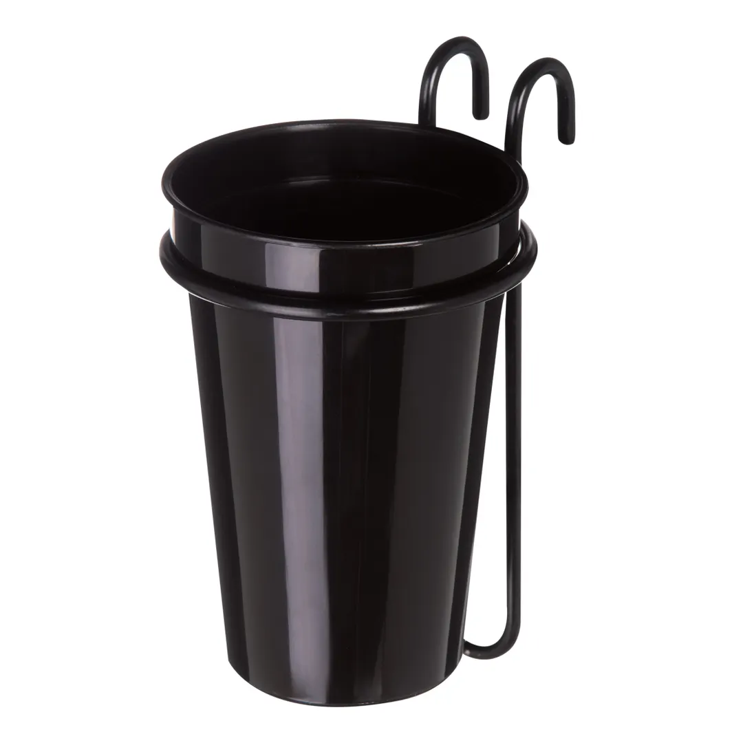 Carlisle C8500S San Jamar Wireworks Straw Organizer Kit, 4-1/4" x 7", Epoxy-Coated Steel, Black
