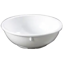 Carlisle KL10802 Nappie Bowl, 14oz 5-1/2" White Melamine Gloss, Dishwasher Safe, BPA Free