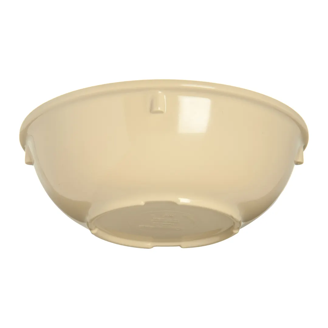 Carlisle KL10825 Nappie Bowl 14oz, 5-1/2" dia., tan, melamine gloss, dishwasher safe, BPA‑free NSF