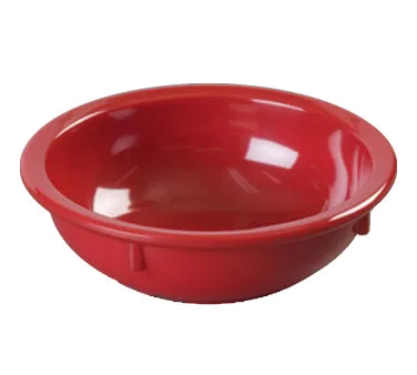 Carlisle KL11805 Nappie Bowl, 10 oz, 5-1/8" Red Melamine Gloss, Dishwasher Safe, BPA Free