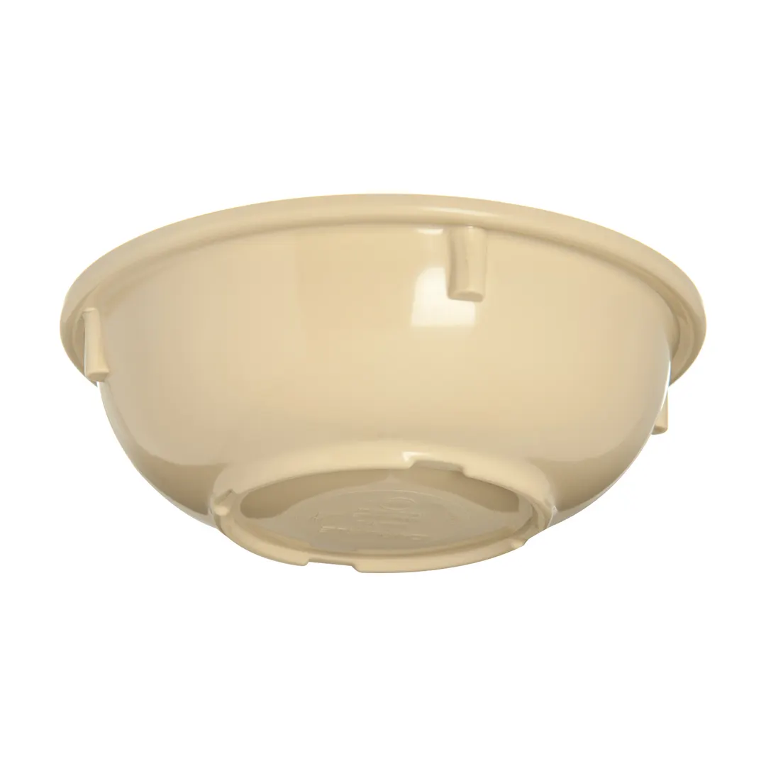 Carlisle KL11825 Nappie Bowl – 10 oz, 5‑1/8” Dia., Tan Melamine Gloss, BPA‑Free, Dishwasher Safe