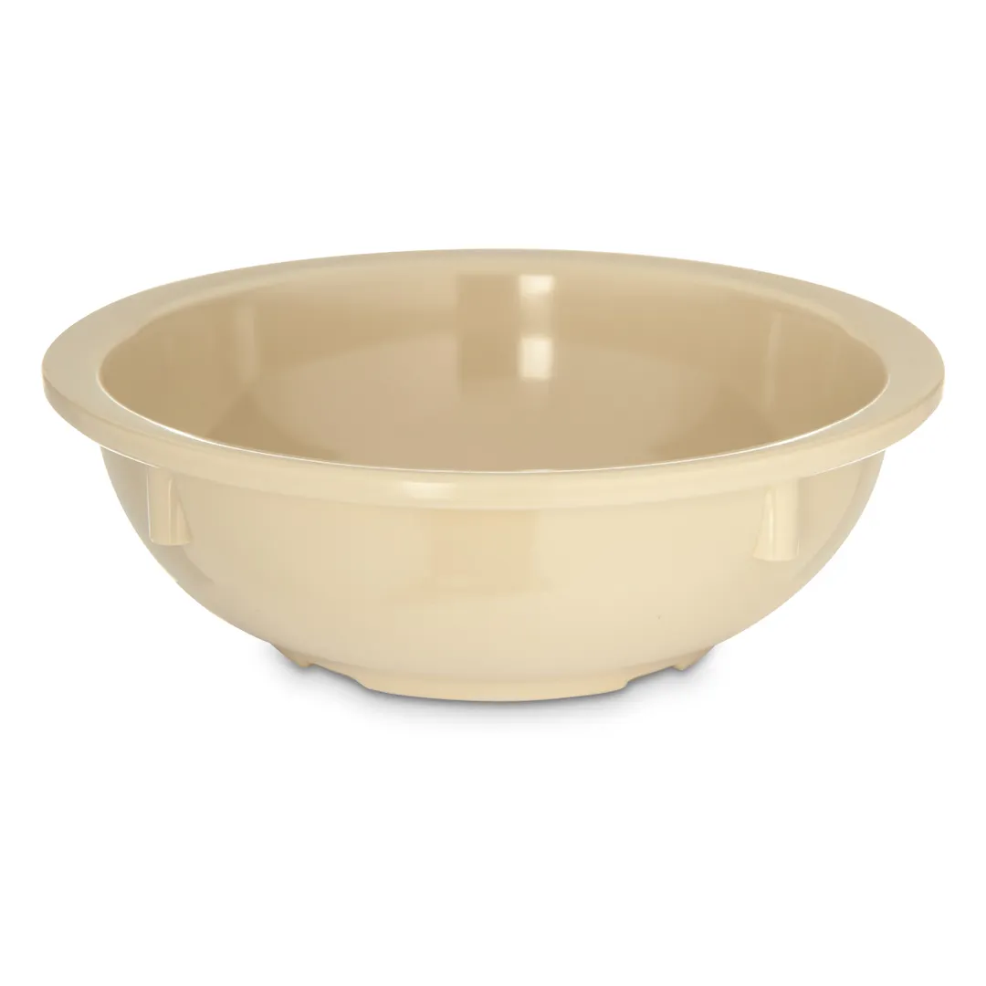 Carlisle KL11825 Nappie Bowl – 10 oz, 5‑1/8” Dia., Tan Melamine Gloss, BPA‑Free, Dishwasher Safe