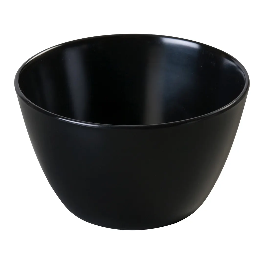 Carlisle KL35003 - Kingline™ 8 oz Bouillon Cup, Black Melamine, Scratch Resistant, 212°F Max