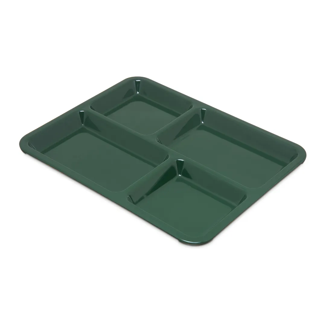 Carlisle KL44408 Carlisle - School Compartment Tray, 11"L X 8-1/2"W, Omni-Directional, Rectangular