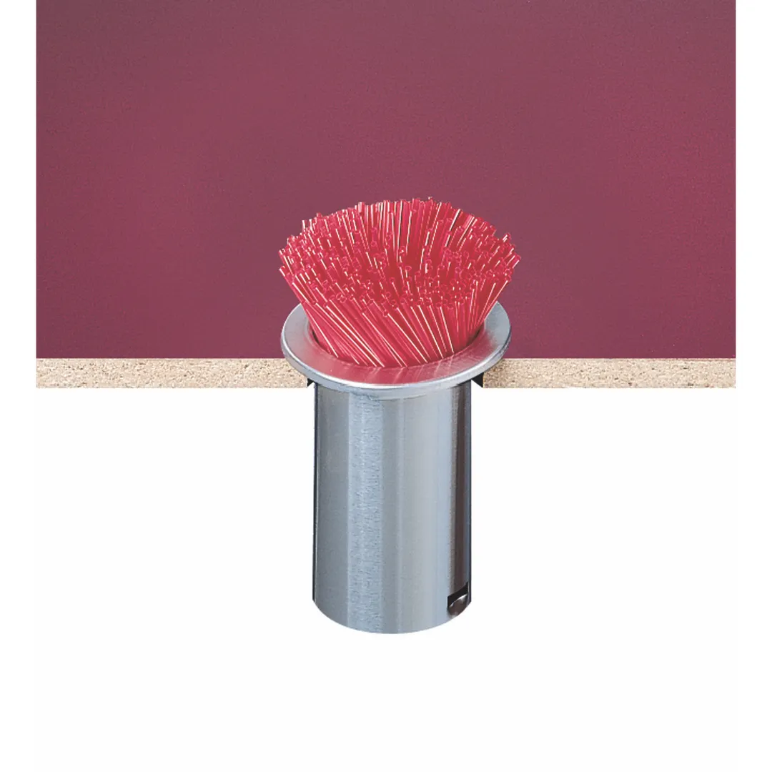 Carlisle L320C San Jamar Counter Straw Holder, 5-3/8" Tube x 6" , 22‑Gauge Stainless Steel