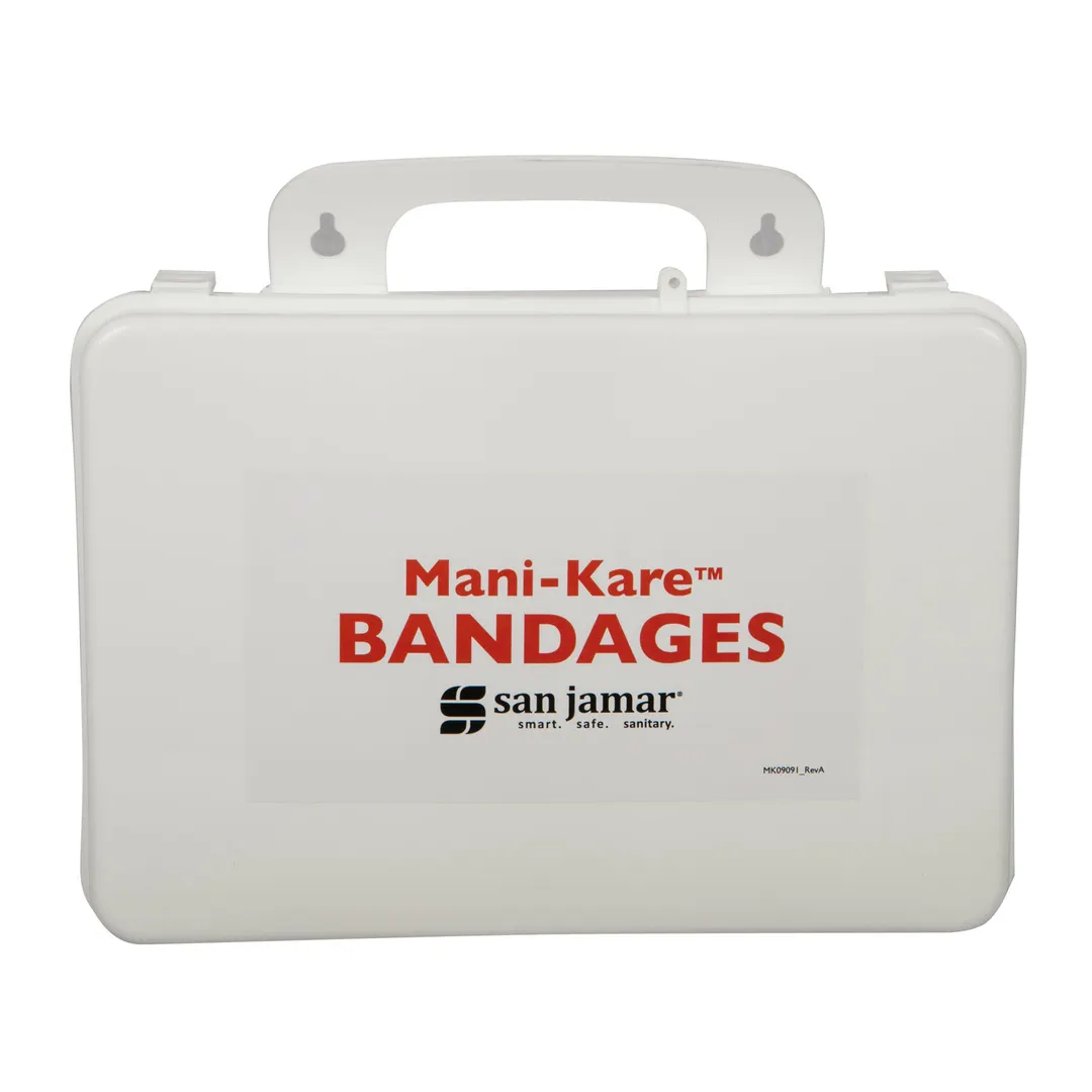 Carlisle MK0909 - San Jamar Mani‑Kare Bandages Kit, Blue Cloth, Includes Boxes MK0901‑MK0905, Per Karat