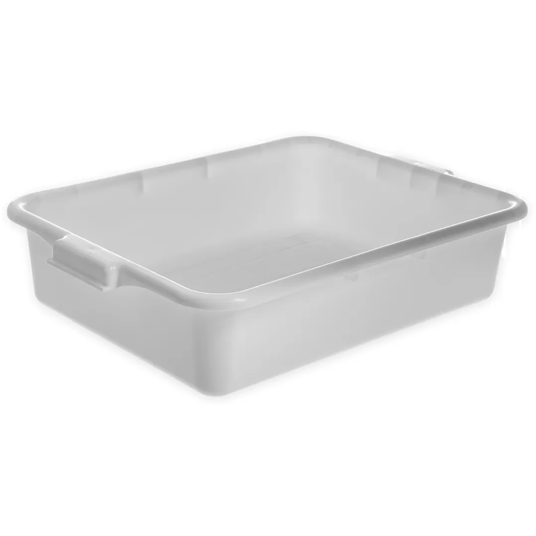 Carlisle N4401002 Comfort Curve™ Tote Box, 20" L x 15" W x 5" H Polyethylene, 1‑Compartment, Rim Handles