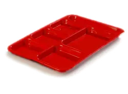 Carlisle P614R05 Carlisle - Compartment Tray, 14-3/8"L X 10"W, Right-Handed, Rectangular