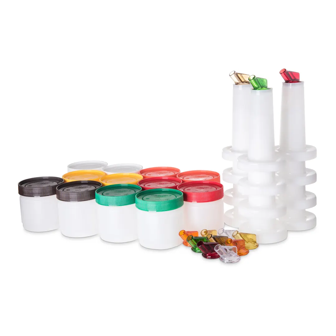 Carlisle PS501N00 Store 'N Pour Pint Complete, 16 oz, Polyethylene, Assorted Colors, BPA Free