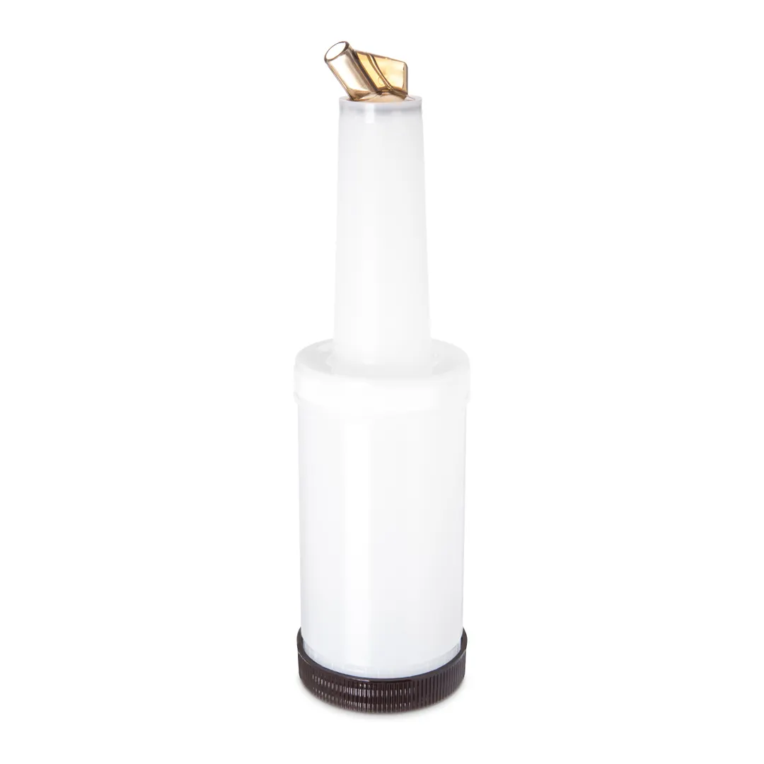 Carlisle PS601N01 Store 'N Pour Quart Complete, 32 oz., Brown, Polyethylene, BPA Free, Dishwasher Safe