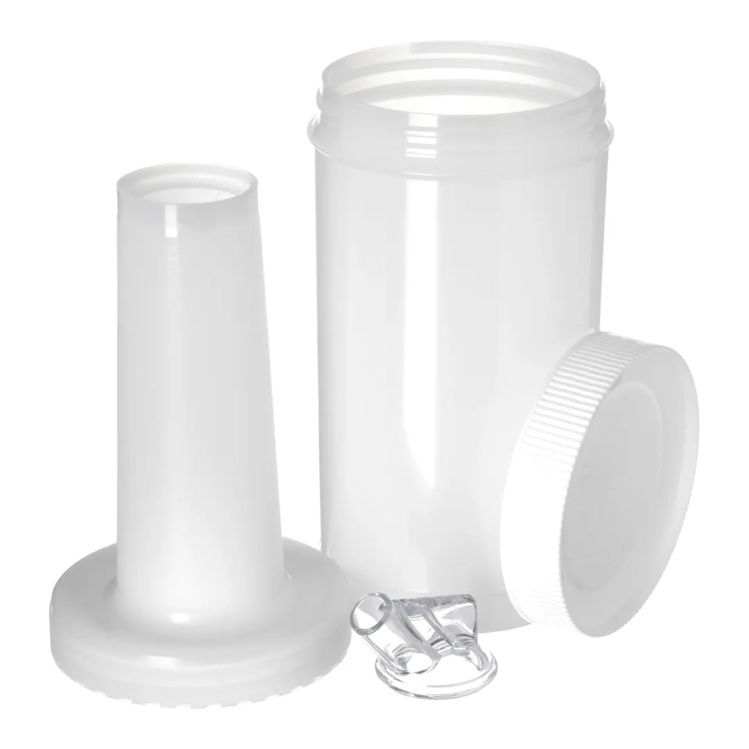Carlisle PS601N02 Store 'N Pour Quart Complete Container, 32 oz, White, Polyethylene, BPA Free