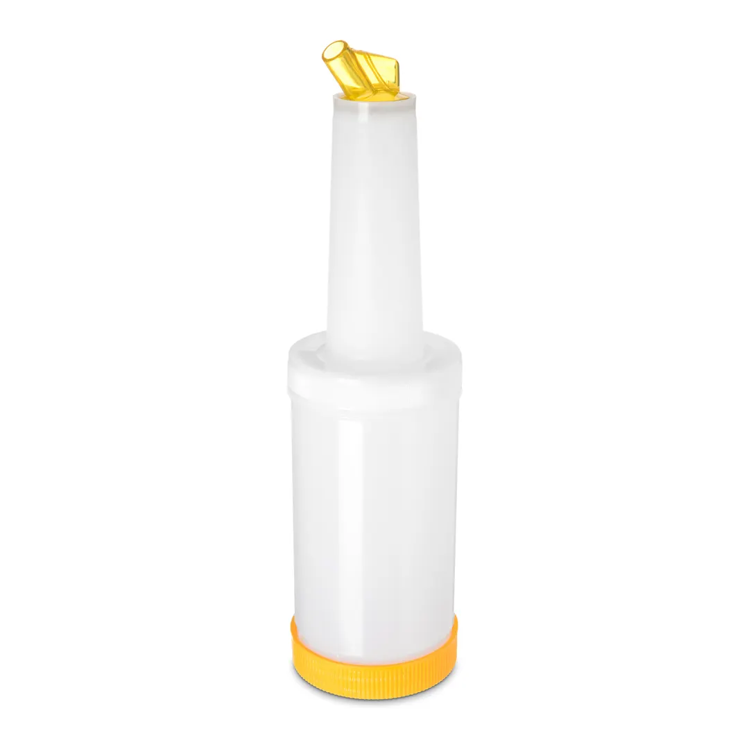 Carlisle PS601N04 Store 'N Pour Quart Complete Container, 32 oz, Yellow, Polyethylene, BPA Free