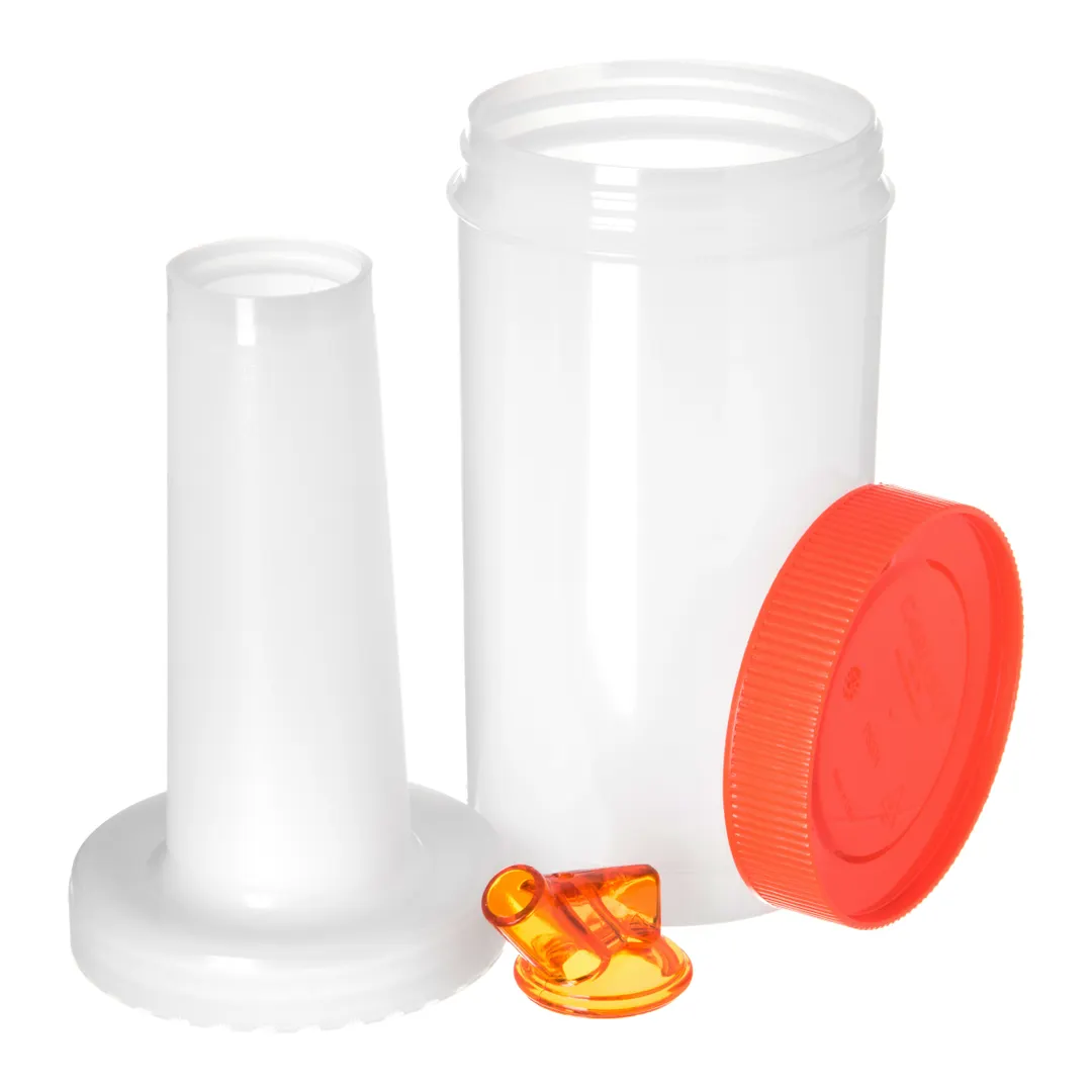 Carlisle PS601N24 Store 'N Pour Quart Complete Container, 32 oz, Orange, Polyethylene, BPA Free