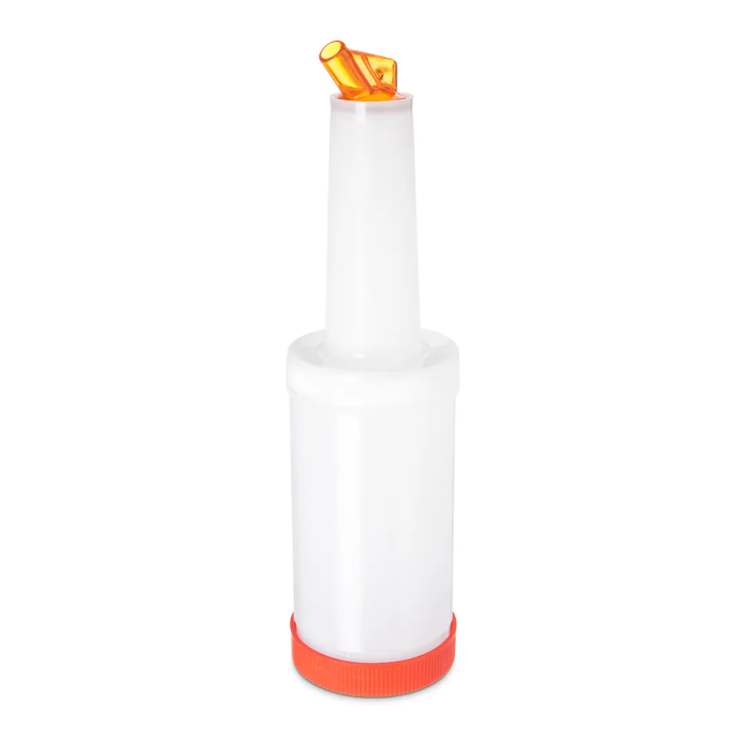 Carlisle PS601N24 Store 'N Pour Quart Complete Container, 32 oz, Orange, Polyethylene, BPA Free