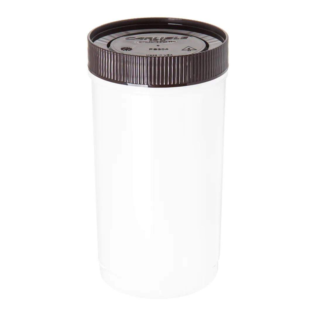 Carlisle PS602N00 Store 'N Pour Container, 32 oz Polyethylene, Break-Resistant, Dishwasher Safe